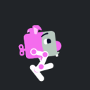 Squatbot bunny skin doing a sick dance