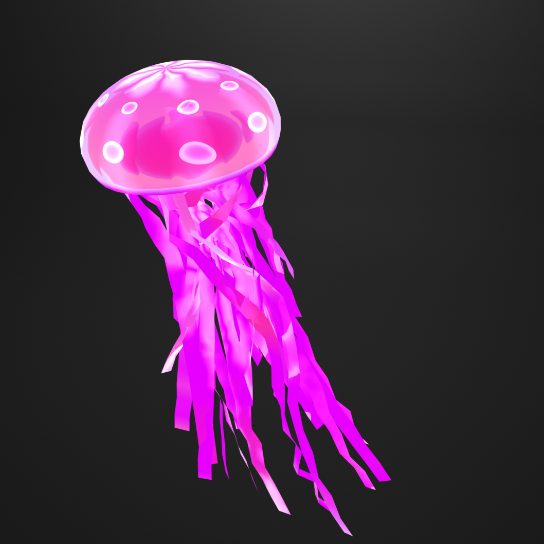 Detailed Non-photoreal jellyfish model