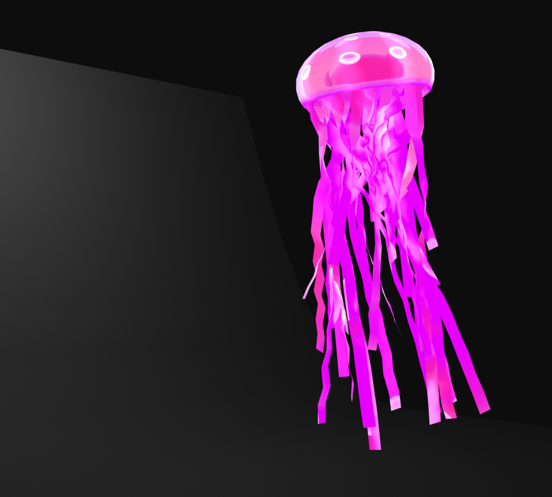 Detailed Non-photoreal jellyfish model
