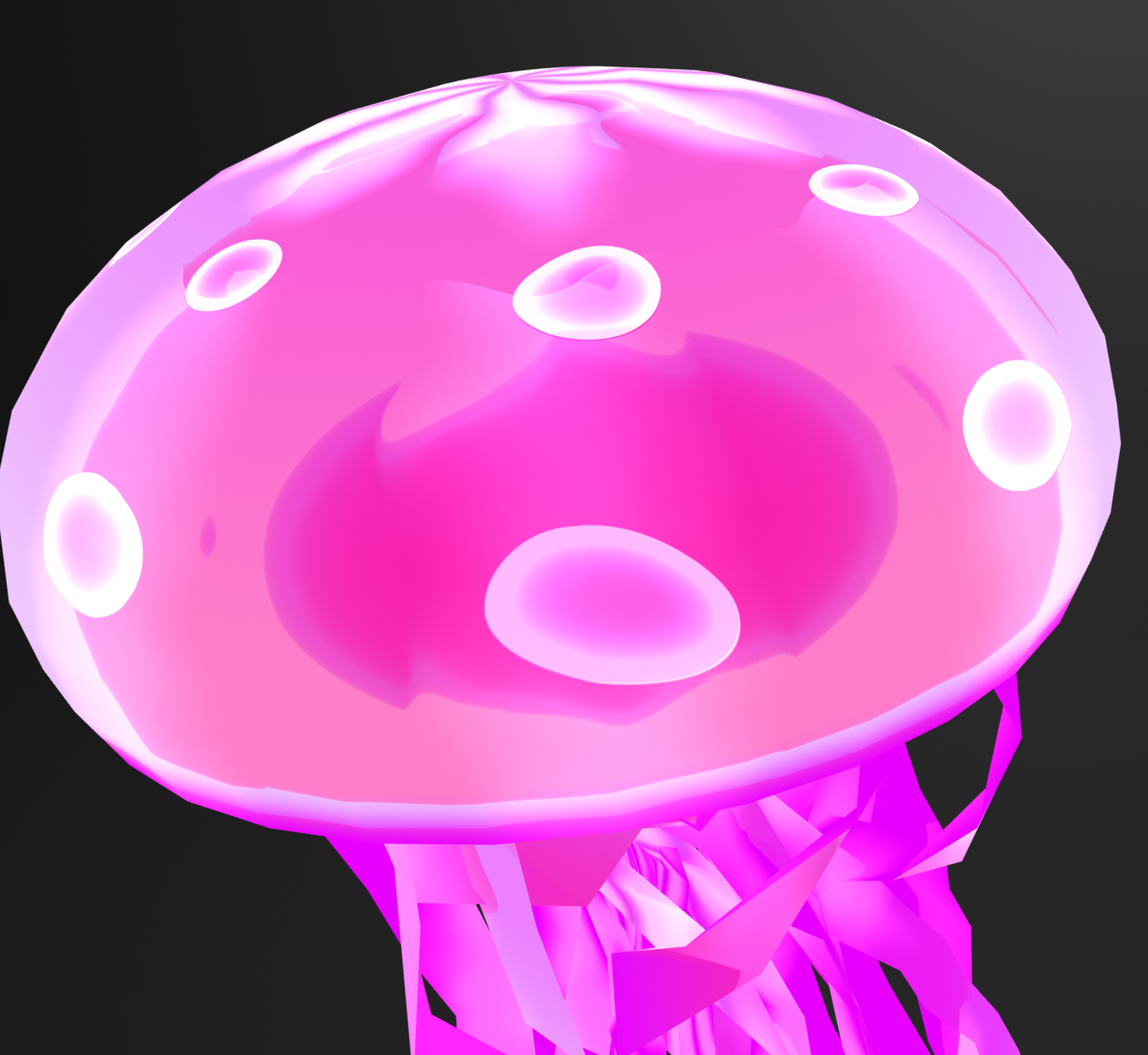 Detailed Non-photoreal jellyfish model